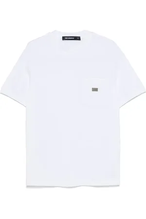 Karl Lagerfeld T-Shirt mit Logo-Schild