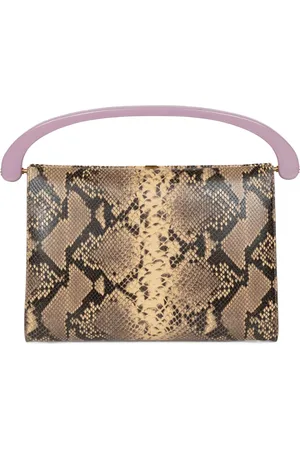 DRIES VAN NOTEN Große Tote Bag mit Schlangenleder-Print