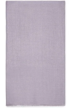Brunello Cucinelli Transparenter Schal mit Fransensaum