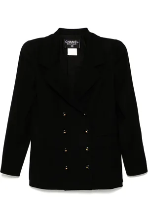 CHANEL 1995 doppelreihige Jacke
