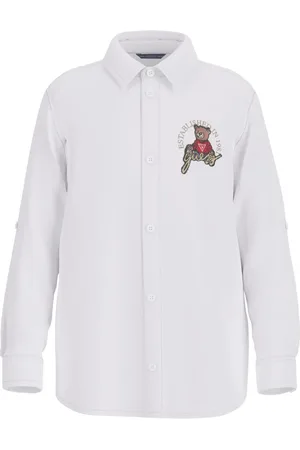 Guess Hemd mit Teddy-Stickerei