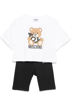 Moschino Set aus T-Shirt und Shorts mit Teddy