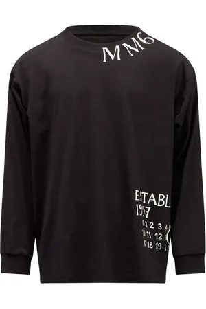 Maison Margiela T-Shirt mit Nummern-Motiv