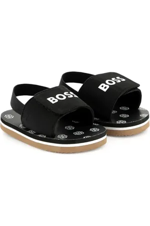HUGO BOSS Sandalen mit Logo-Print