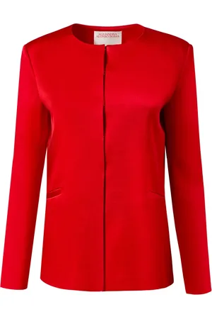 Alejandra Alonso Rojas Schmale Jacke aus Satin