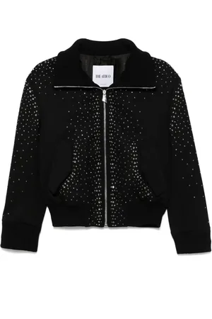 The Attico Bomberjacke mit Kristallen