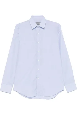 CANALI Hemd mit Gittermuster