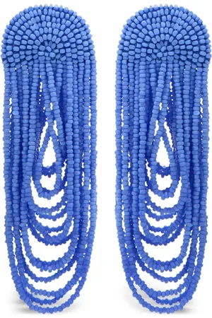Oscar de la Renta Beaded Curtain Ohrringe