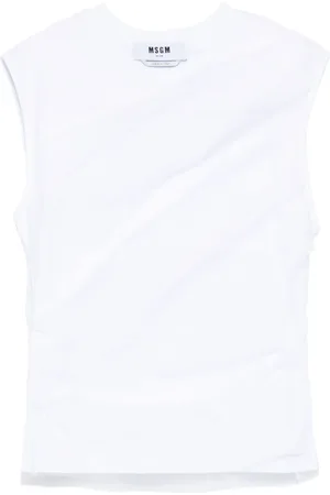 Msgm Oberteil mit Mesh-Detail
