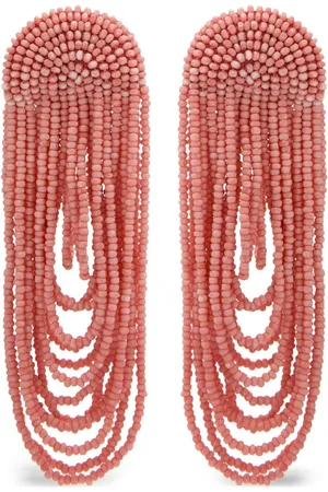 Oscar de la Renta Beaded Curtain Ohrringe