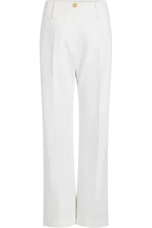 Patou Gabardine-Hose mit weitem Bund