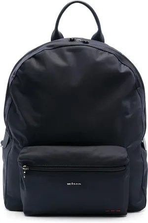 Kiton Rucksack mit Logo-Schild