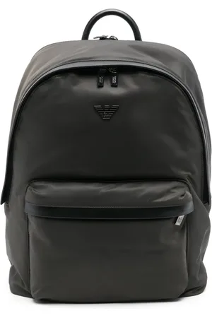 Emporio Armani Rucksack mit Logo-Schild