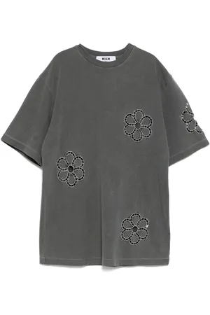Msgm Besticktes T-Shirt
