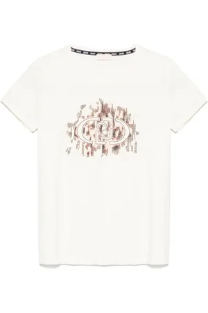 Liu Jo T-Shirt mit Logo-Applikation