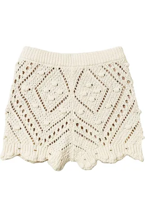 Twin-Set Shorts mit Lochmuster