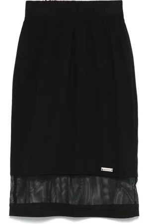 MONNALISA Rock mit semi-transparentem Besatz