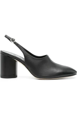 Aeyde Slingback-Pumps mit Logo 75mm