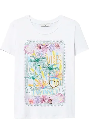 Twin-Set T-Shirt mit grafischem Print