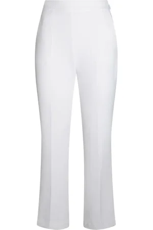 Elisabetta Franchi Cropped-Hose mit Logo-Schild