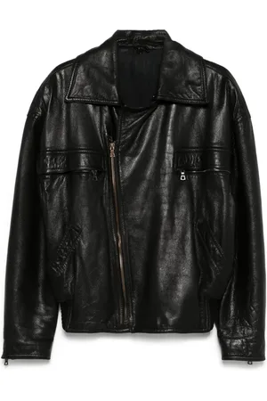 VERSACE 1980s Jacke aus Leder
