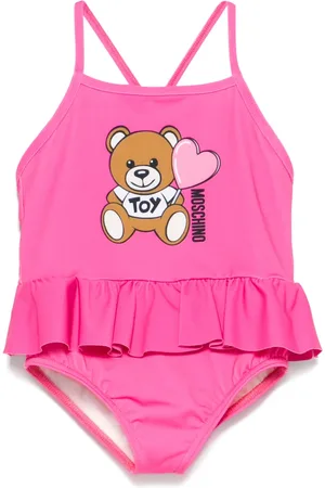 Moschino Badeanzug mit Teddy-Print