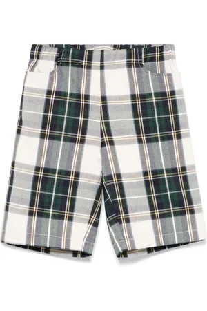 LA STUPENDERIA Shorts mit Schottenkaro