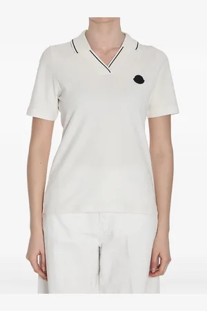 Moncler Poloshirt mit Logo-Applikation