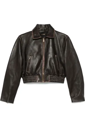 Maje Klassische Lederjacke