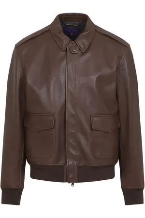 Ralph Lauren Lederjacke mit Reißverschluss