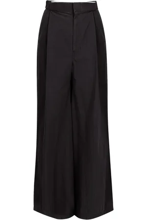 Maison Margiela Palazzohose mit Logo aus vier Nähten