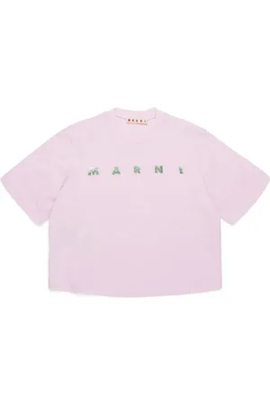 Marni T-Shirt mit Logo-Print
