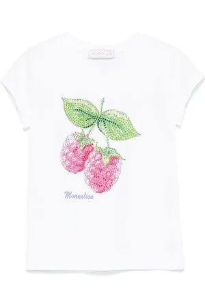 MONNALISA T-Shirt mit Kristallen