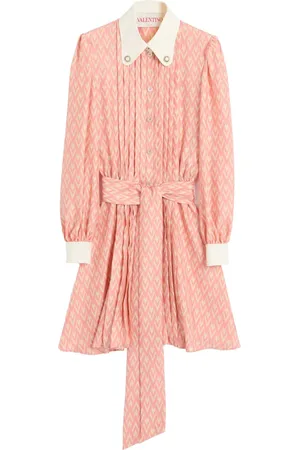 VALENTINO GARAVANI Toute La V Seidenkleid