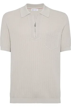 Brunello Cucinelli Gestricktes Poloshirt