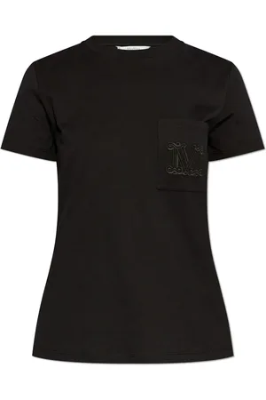 Max Mara T-Shirt mit Logo-Stickerei