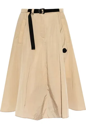 Moncler Midirock mit Gürtel