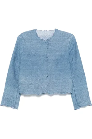 ERMANNO SCERVINO Jacke mit Blumenstickerei