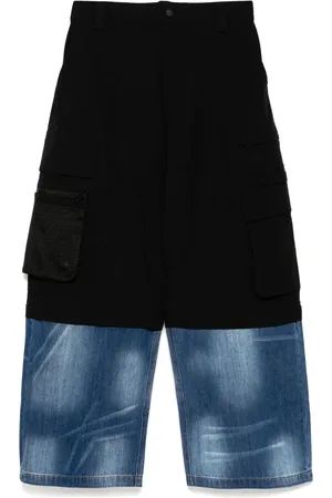 CROQUIS Cargohose mit Kontrasteinsätzen