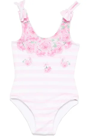 MONNALISA Badeanzug mit Rosen-Print