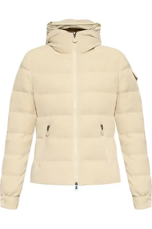 Moncler Gesteppte Elfenbeinjacke