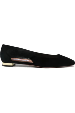 Aquazzura Very Bow Tie Ballerinas