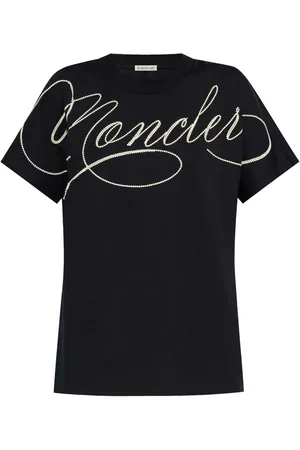 Moncler T-Shirt mit Logo-Stickerei