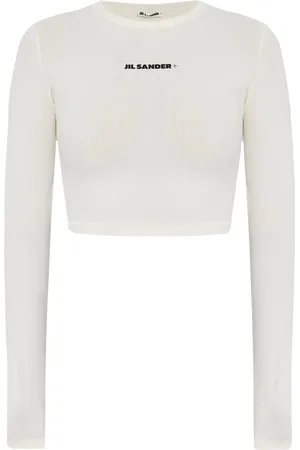 Jil Sander Bikinioberteil mit Logo-Print