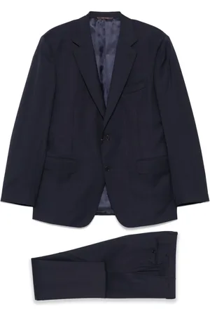 CANALI Anzug mit Windowpane-Muster