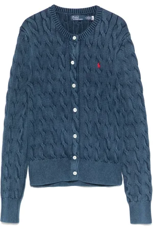 Ralph Lauren Cardigan mit Zopfmuster