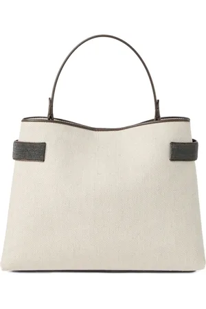 Brunello Cucinelli Tasche mit seitlichem Riemen