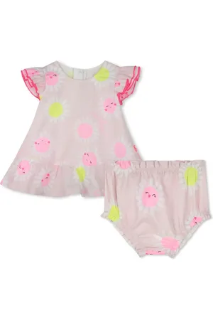 Billieblush Set aus Kleid und Höschen mit Blumen-Print