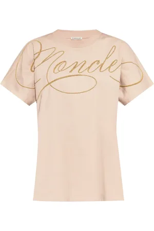 Moncler T-Shirt mit Logo-Stickerei