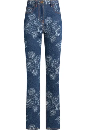Etro Jeans mit Jacquardmuster